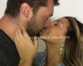 Dave and Samantha Kissing 1