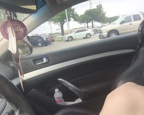 Bijou - Car Cum in Public Parking Lot