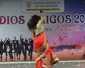 saree indian slut dance at college function