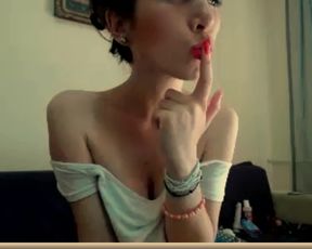 sexyanabelle22 Mouth Teasing & Masturbating