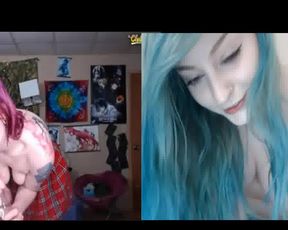 Purple Hair VS Blue Hair