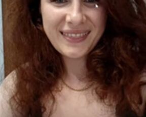 BBW redhead with huge tits