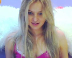BlondyJulia-Gets Naked, plays, and gets creamy