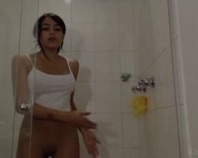 Kimby in the Shower