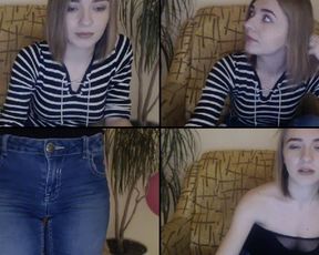 SunLight_Lady rubbing her body down in free cam recording 2017-04-13 10809