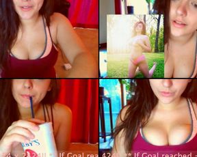 NikkiEliot tickling her clit in free cam recording 2017-05-02 52335