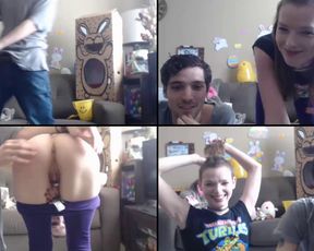 Fionnaandjimmy masturbate to orgasm twice and catch a multiple on second in cam recording 2017-04-17 203403