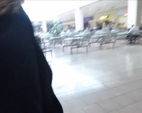 Public Cum Walk - Blonde Nervously Swallows Huge Cum Mouthful At The Mall! - CamWhoresTV.PremiumVideo