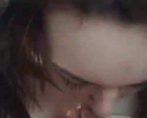 Milky Redhead Blowjob