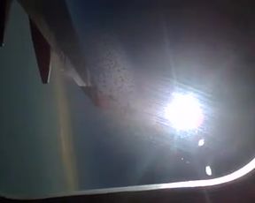 desde el avion le manda el video esta safata a su amant