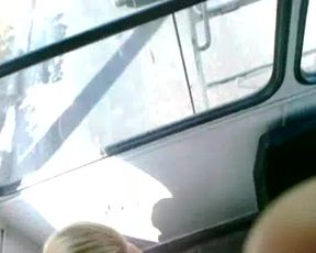 upskirt in the bus