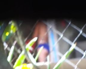 Espiando ala becina en la ducha