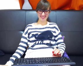 beautiful shy girl give sexy strip dance