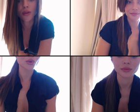 MissMonaMe tits,ass clapping and fucking her pussy from the front n back with diff toys in free cam recording 2017-08-05_204824