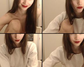 MissAlice_94 spittin on her titsthen fuckin her pussy n ass with her whip in free cam recording 2017-10-02_141214_duration.sec_2066