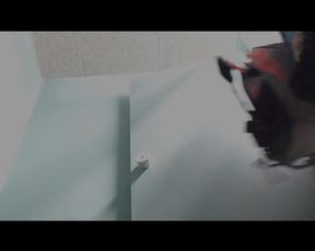 Shubby Woman In Pool Changing