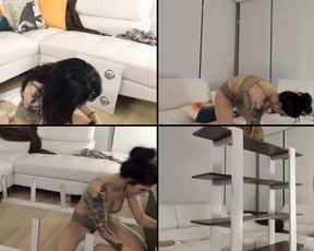 OctaviaMay stripping ass showing squirting in free cam recording 2017 Oct 12_081226