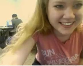 She is In The Computer Room So Beautiful