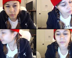 Cinnabuns one great orgasm and go for another in free cam recording 2017-10-16_104615