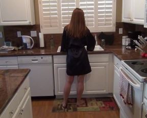 Mindi Mink Mom In Kitchen With Son in private premium video 2