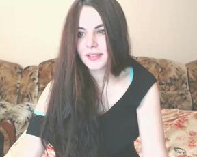 floriaymini got down on the floor and rode the hell out of her black dildo and lots of close ups in private premium video 2016-09-11