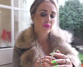 Smoking And Stripteasing