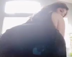 Momokun spanking her self