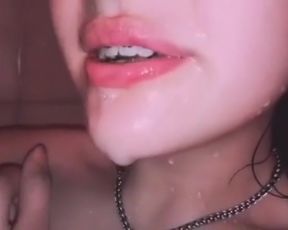 mouth fetish spit tongue 2