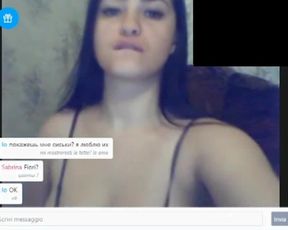 camgirl big boobs with costume