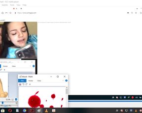 Omegle bitches sister took all in their family asses !