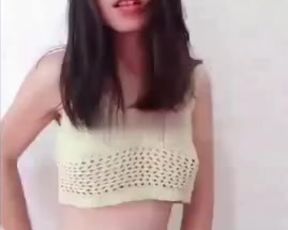 Beautiful girl get naked