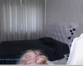 Hotalesia69 Nipple Clamps Rubs Pussy & Butt Plug