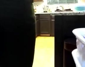 Interracial Teen Couple Fuck in Kitchen