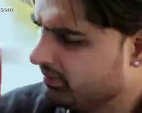 Hot indian aunty showing bra and nipples