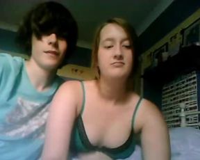 Jess and her bf tease on webcam