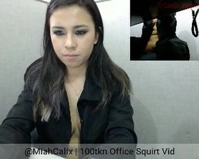 Miah_calix cumshow at work