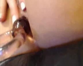 Texas_Blode fucks her ass with a dildo