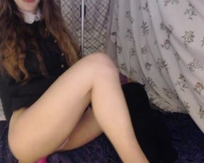 MissAlice_94 in Cumming in my blanket fort! BIG TOY!