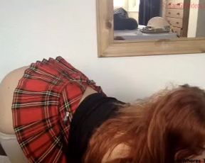 Rehead cam pawg schoolgirl outfit