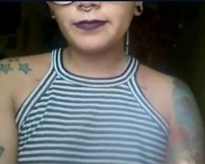 Chilean big ass Emo camshow