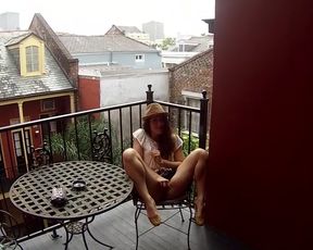 Sageness Nola Balcony in private premium video